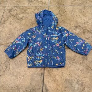 Floral Blue Kids Jacket 2T
